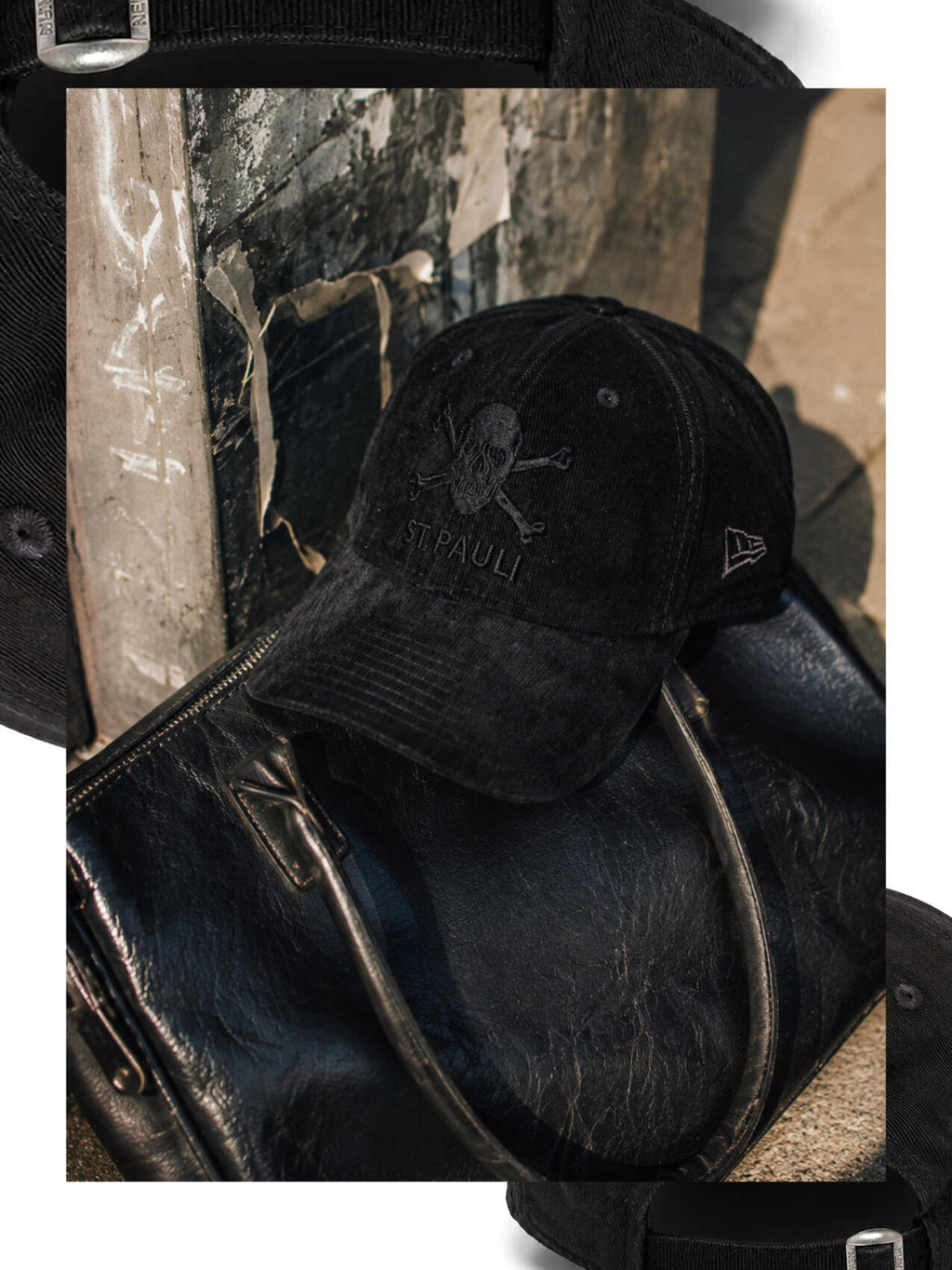 New Era Kappe Totenkopf Feincord