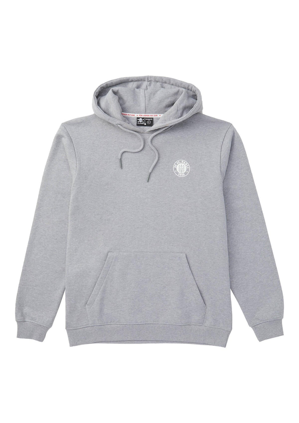Kapuzenpullover "Logo Grau Melange" - Cover