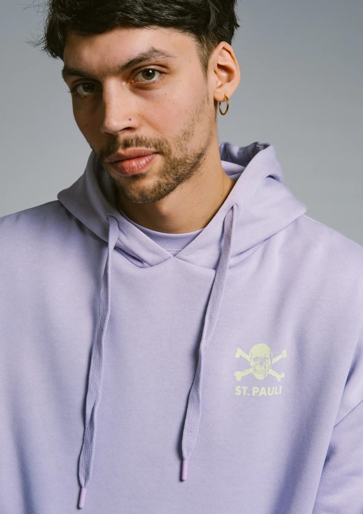Kapuzenpullover "Lavender / Lime" - Gallery