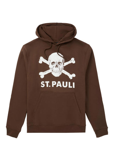 Kapuzenpullover Totenkopf Braun - Cover
