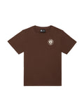 Kinder T-Shirt Logo "braun / off white" - Cover