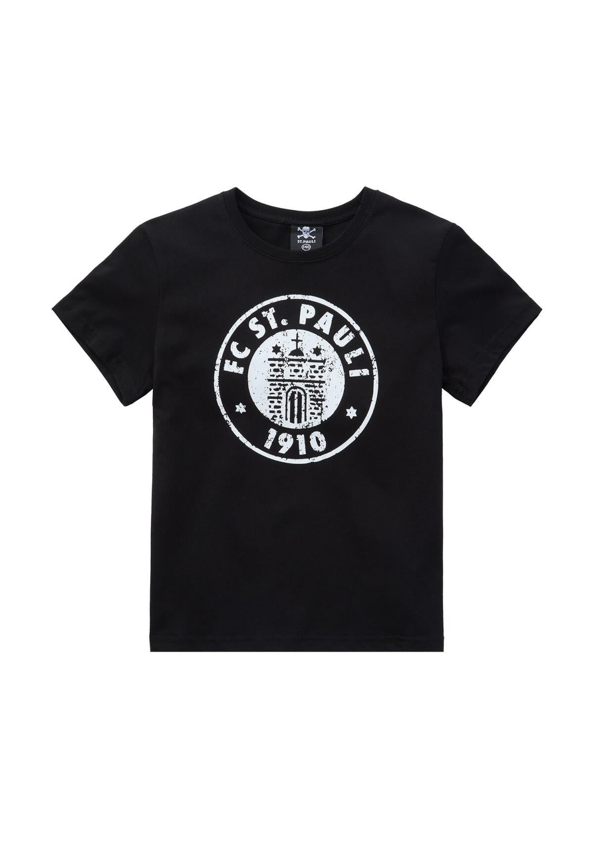Kinder T-Shirt Logo Schwarz-Weiß - Cover