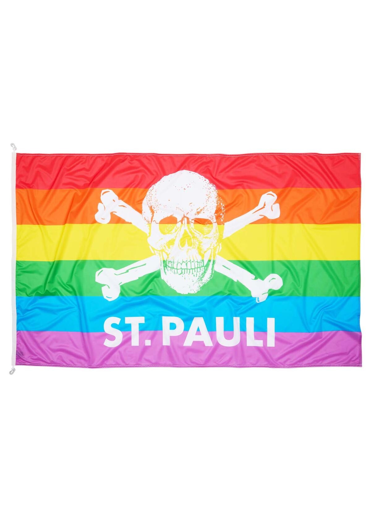 Hissfahne Totenkopf Regenbogen klein 120 x 200 cm - Gallery