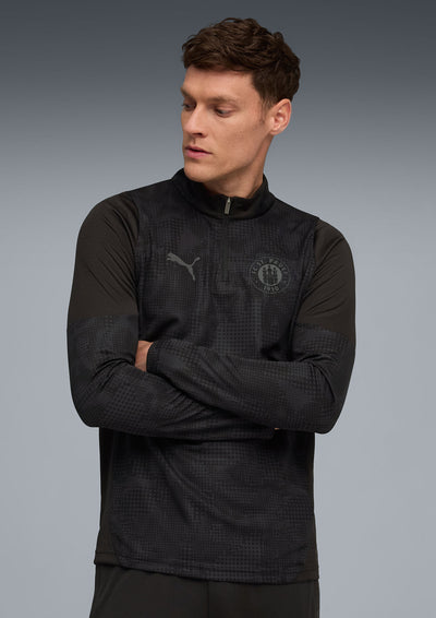Puma - Langarmshirt Staff schwarz 2025-26