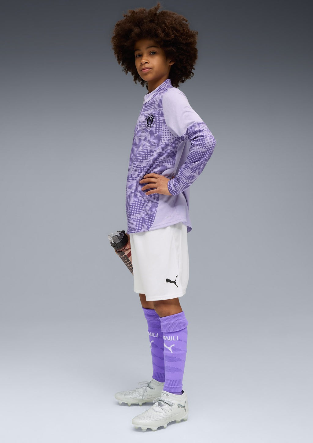 Puma - Kinder Langarmshirt Team violett 2025-26