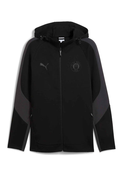 Puma - Kapuzenjacke Staff schwarz 2025-26