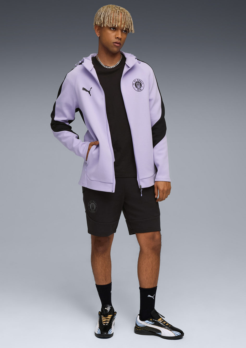 Puma - Sweatshorts Staff schwarz 2025-26