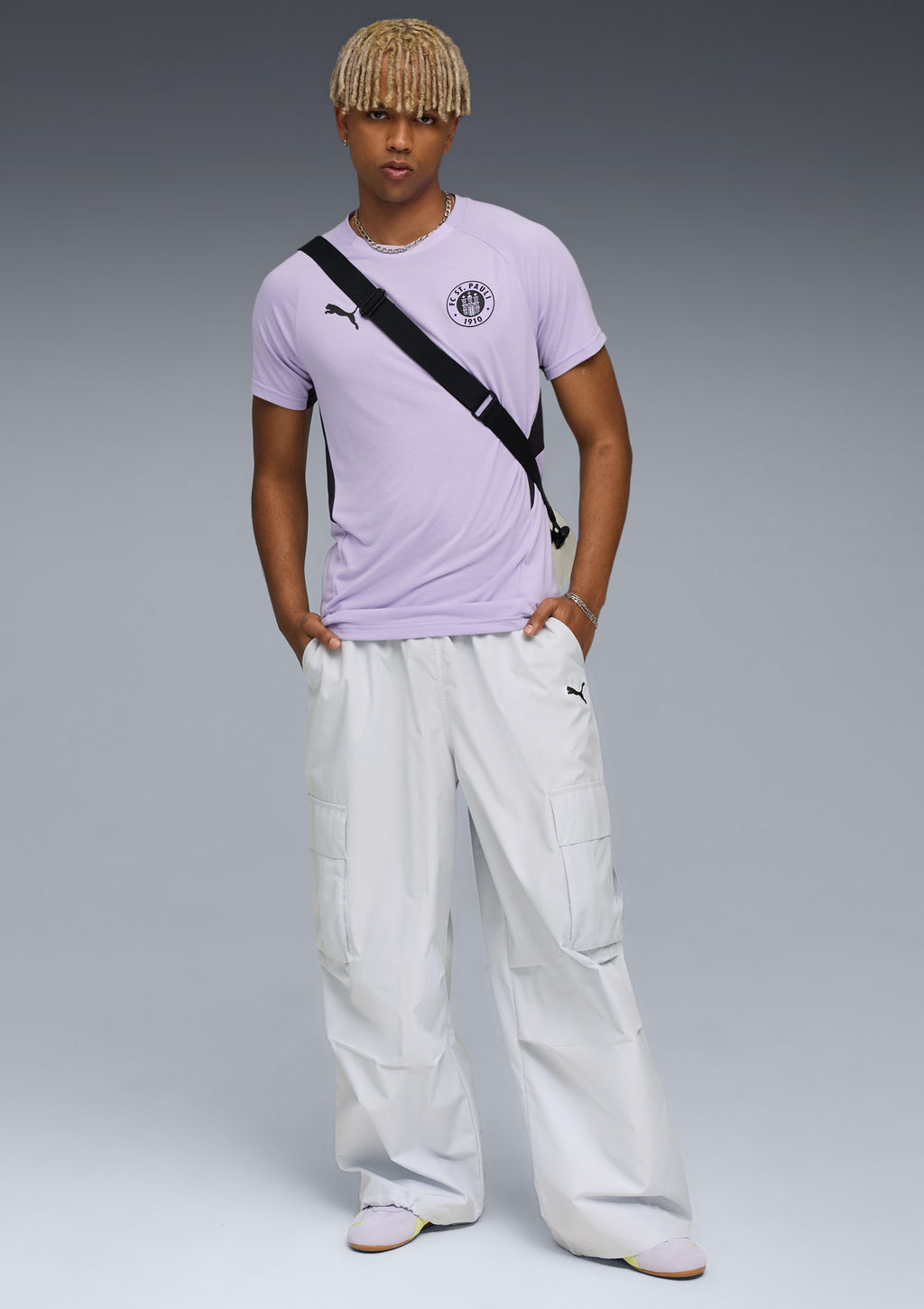 Puma - T-Shirt Team violett 2025-26