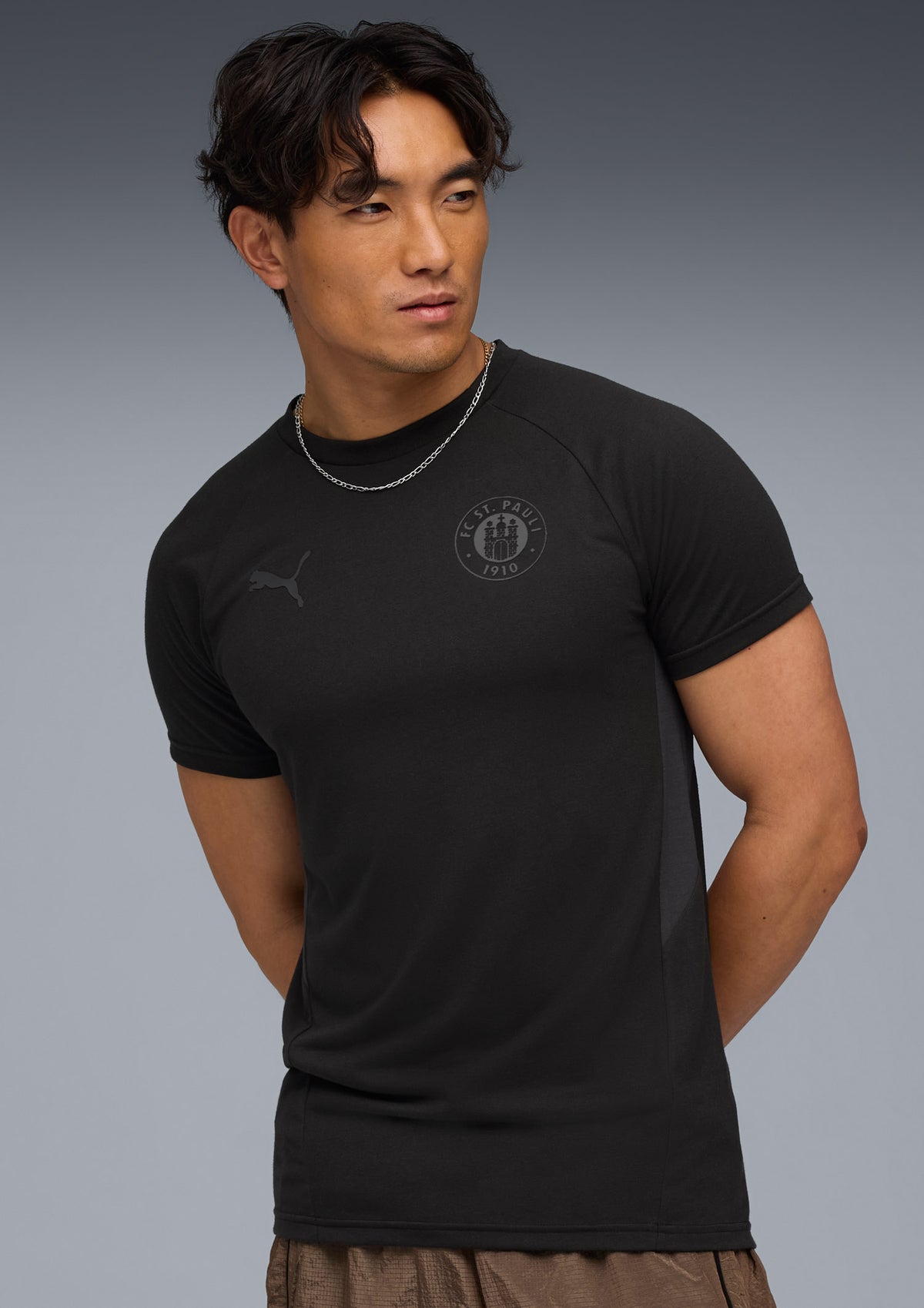 Puma - T-Shirt Staff schwarz 2025-26