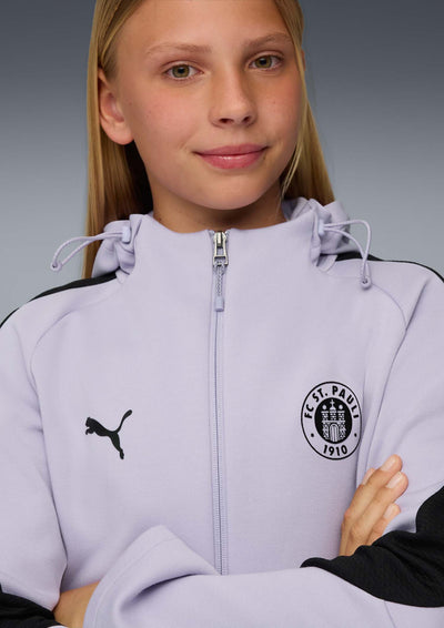 Puma - Kinder Kapuzenjacke Team violett 2025-26