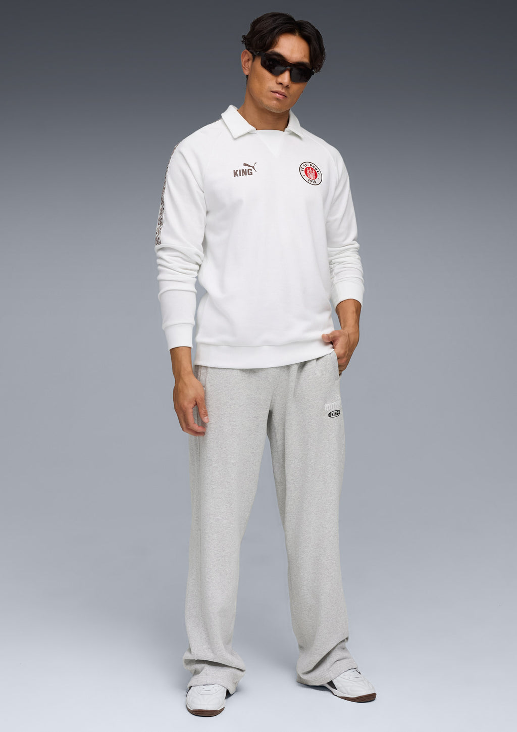 Puma - Sweatshirt "King" weiß 2025-26