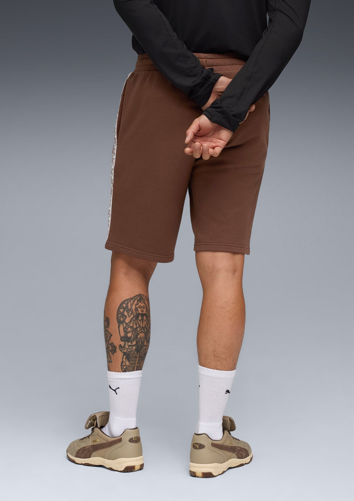Puma - Sweatshorts "King" braun 2025-26