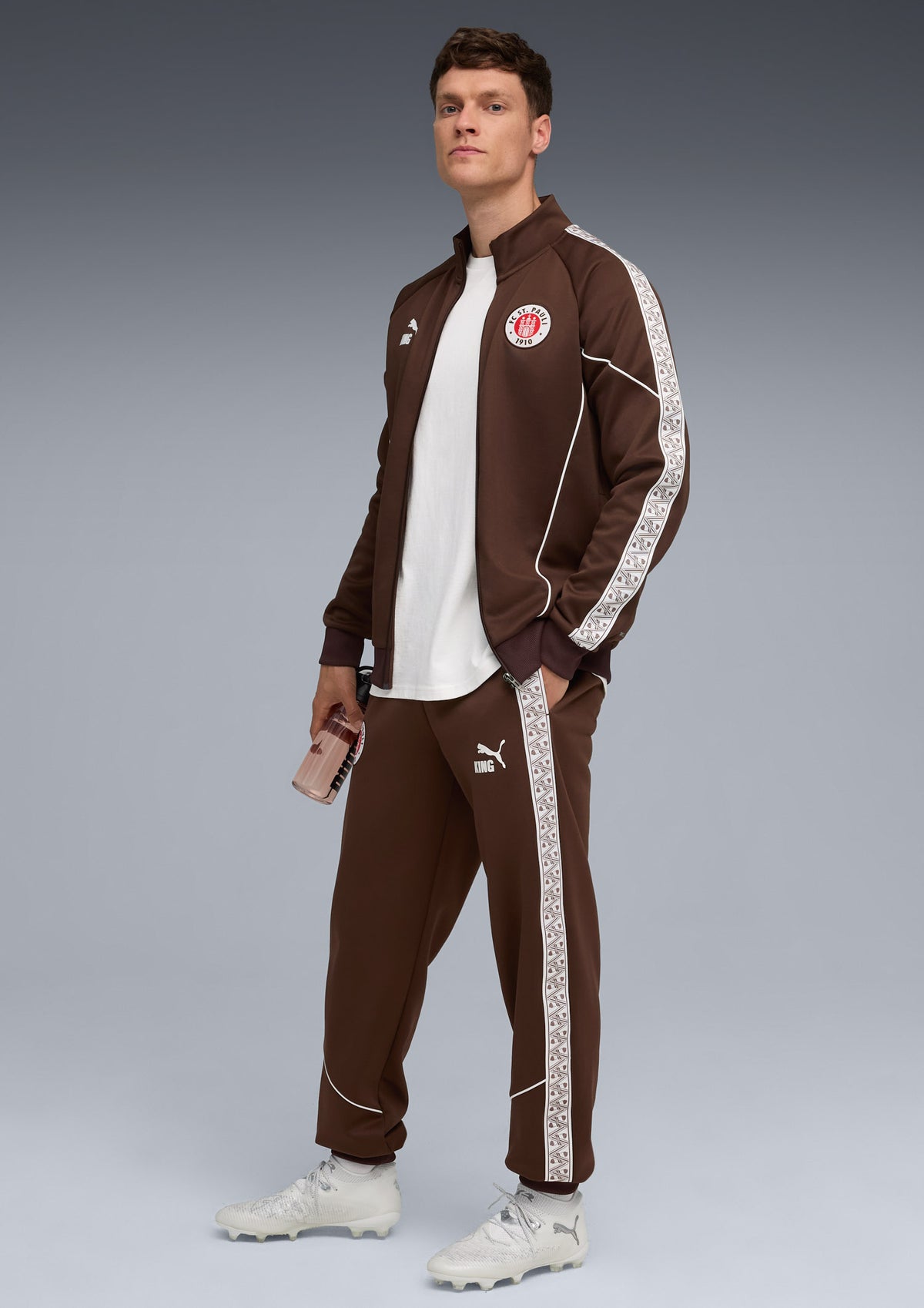 Puma - Trainingsjacke "King" braun 2025-26