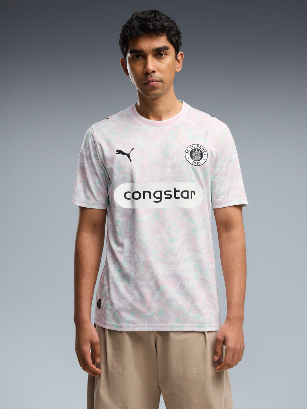  Puma - Trikot Drei pink-mint 2026-27