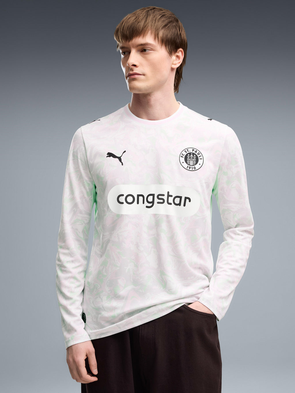 Puma - Trikot Drei langarm pink-mint 2026-27