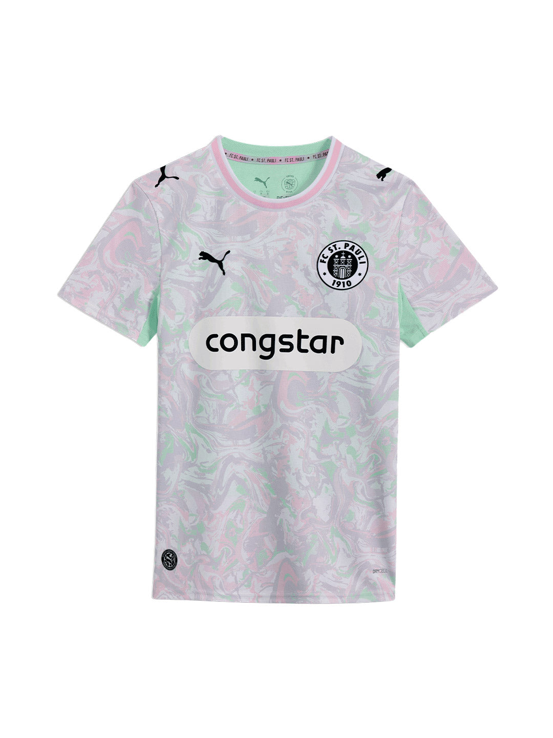 Puma - Kinder Trikot Drei pink-mint 2026-27