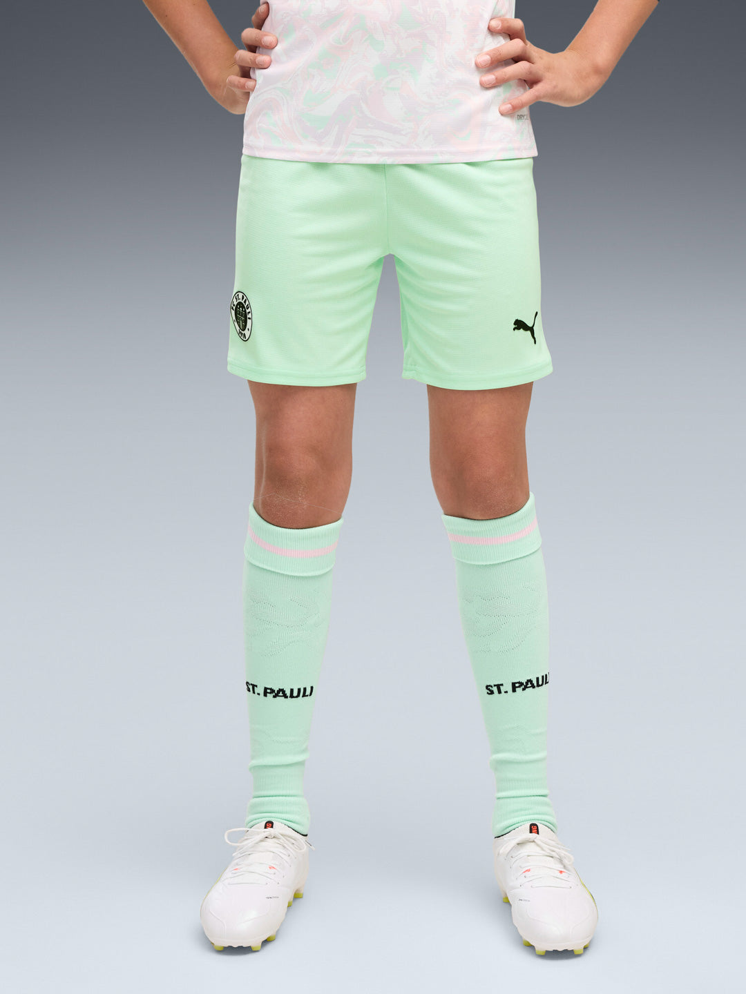 Puma - Kinder Shorts mint 2026-27