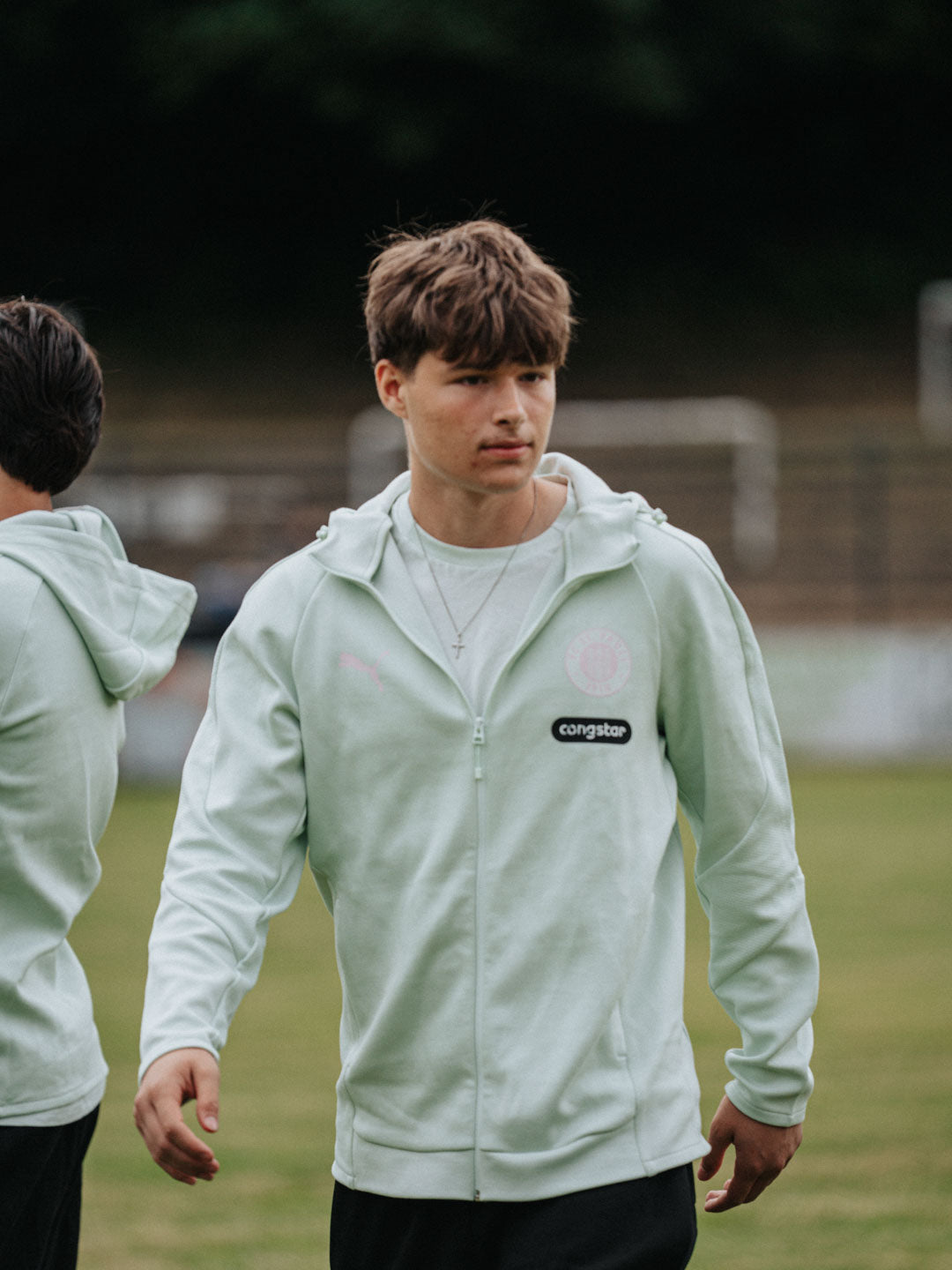  Puma - Kinder EVOSTRIPE Hooded Jacket mint 2026-27