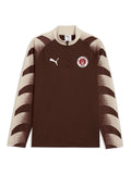 Puma - Warm Up 1/4 Zip Top braun 2026-27
