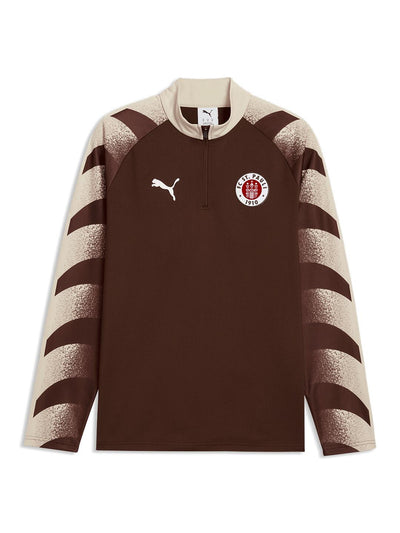 Puma - Warm Up 1/4 Zip Top braun 2026-27