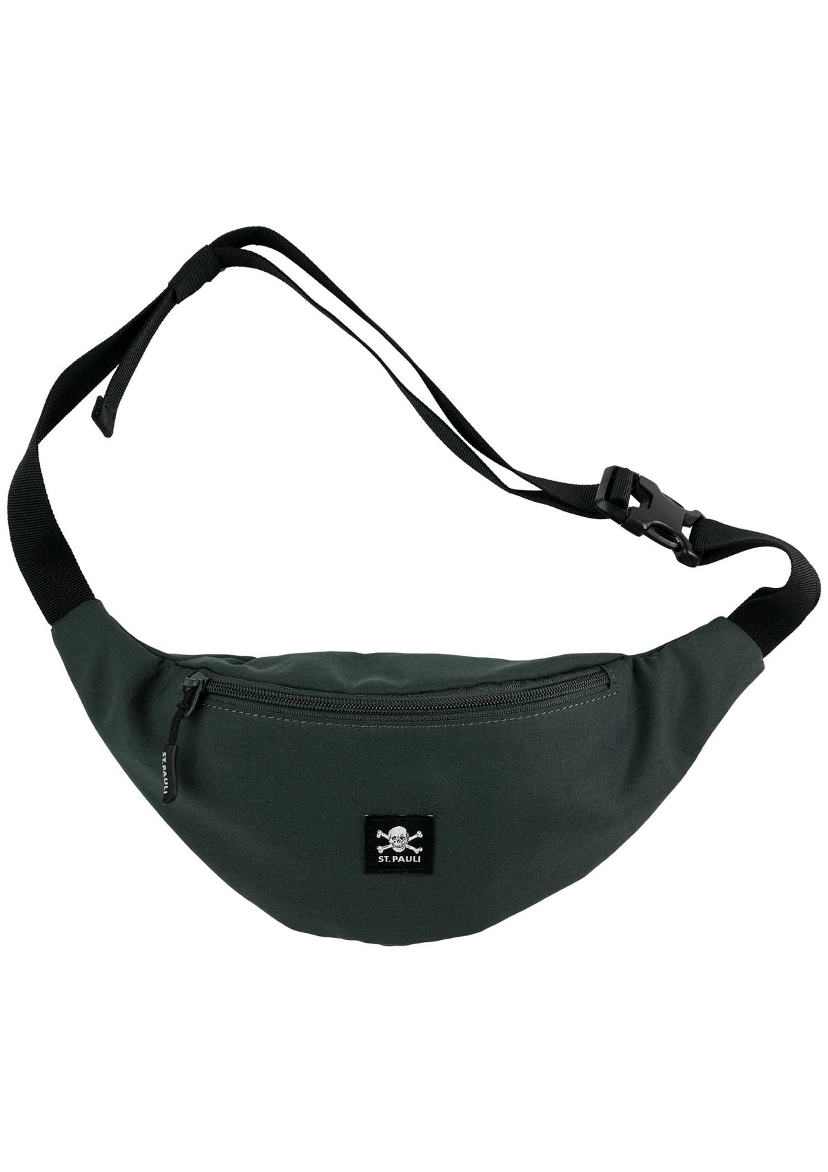 Bauchtasche "Totenkopf" dunkelgrün - Cover