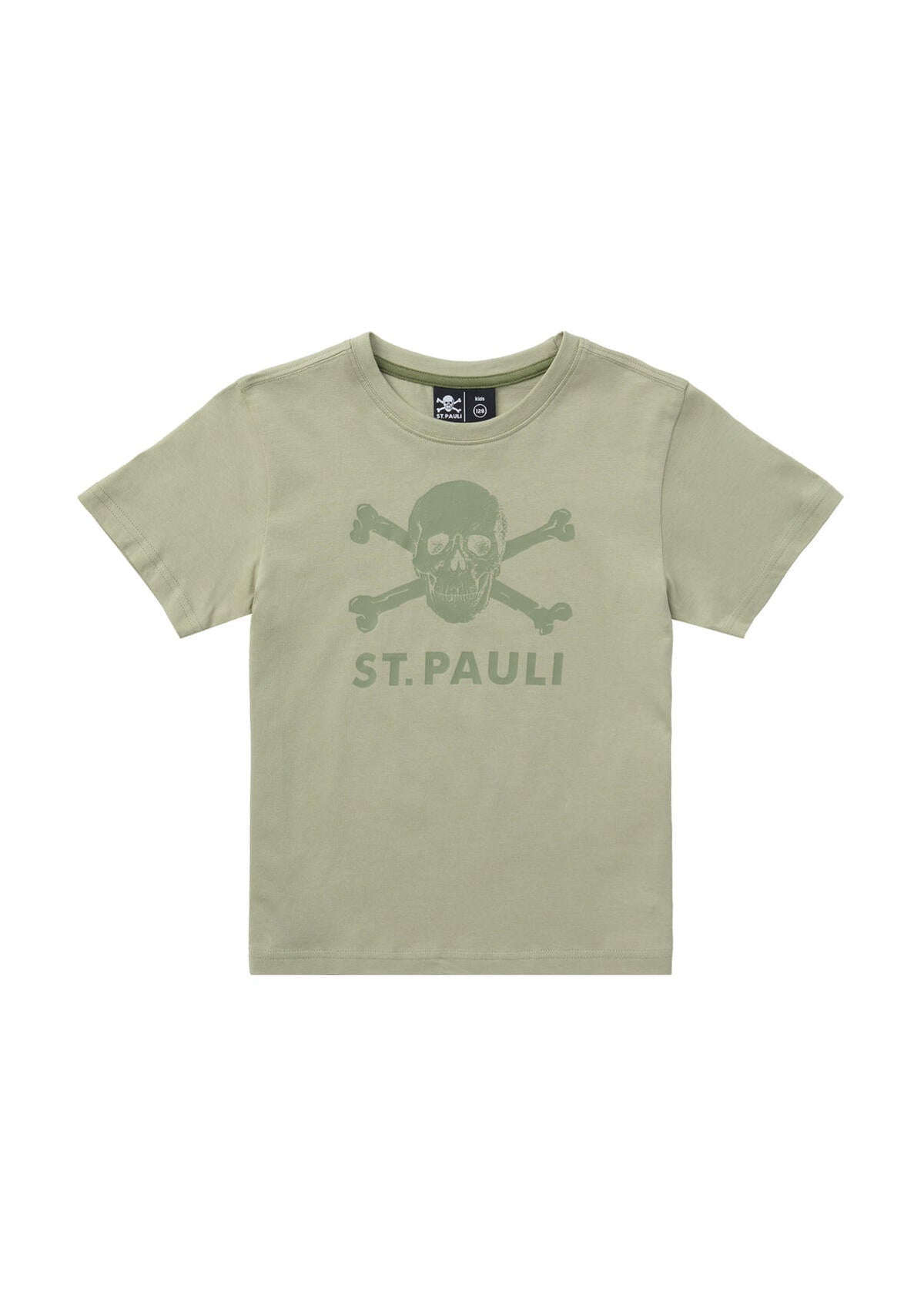 Kinder T-Shirt "Washed Tonal" oliv - Cover