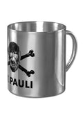 Kaffeebecher Totenkopf Edelstahl