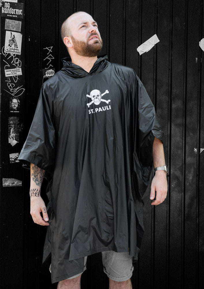 Regenponcho Totenkopf Eco