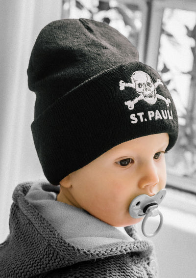 Babymütze Totenkopf