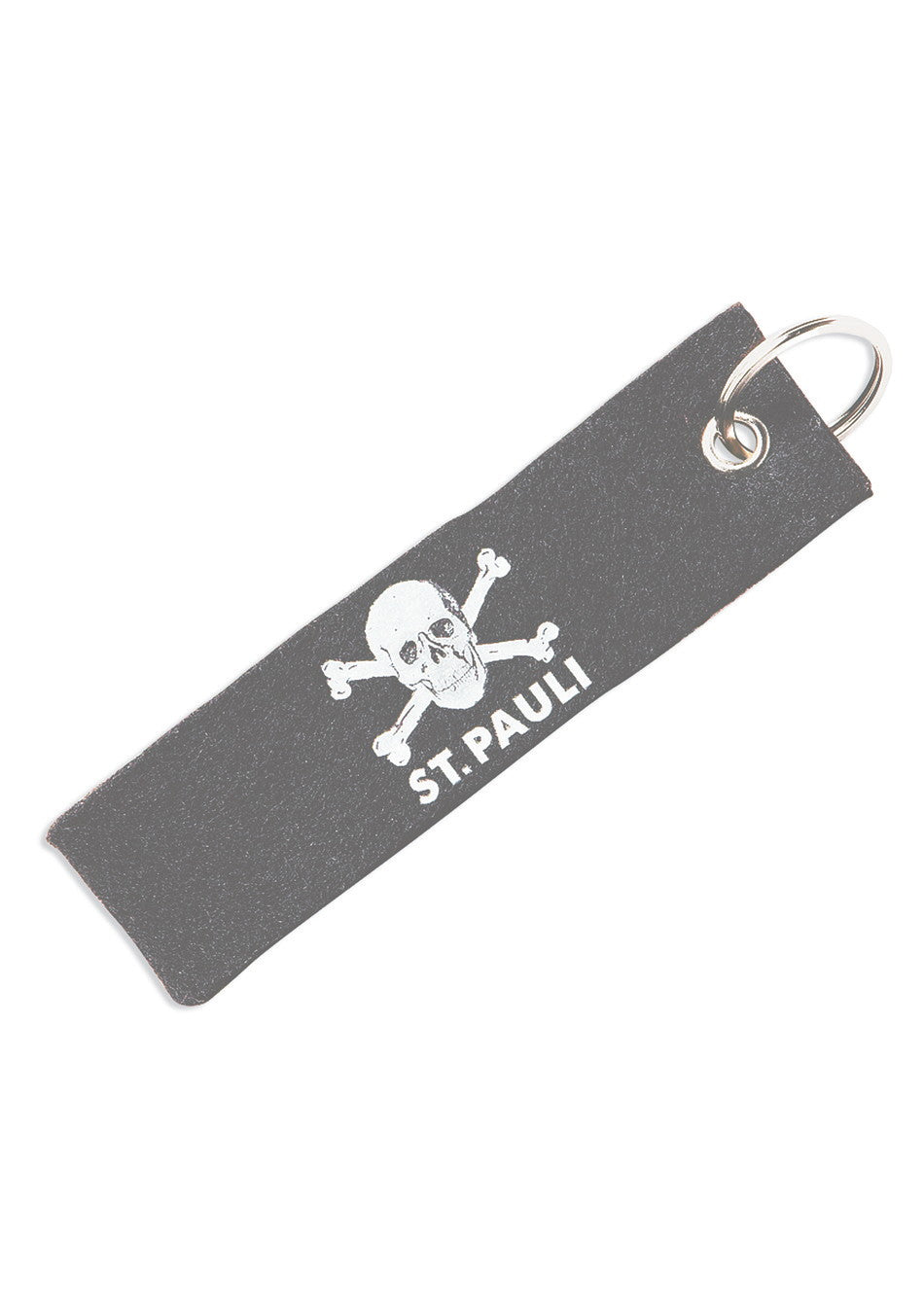 Schlüsselband Filz Totenkopf