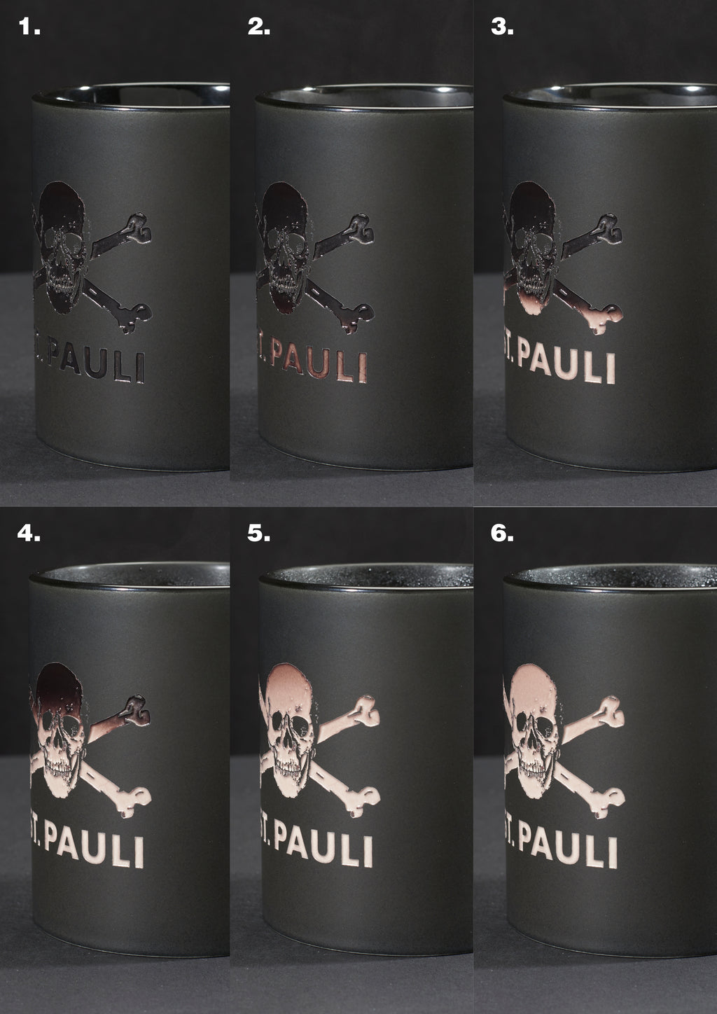 Kaffeebecher Totenkopf Magic