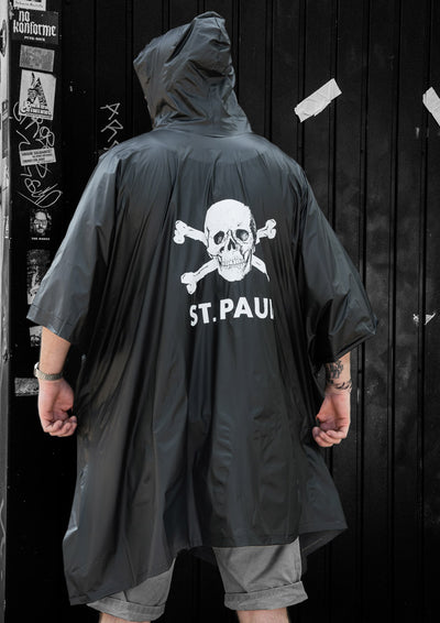 Regenponcho Totenkopf Eco
