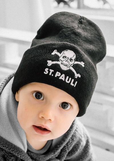 Babymütze Totenkopf