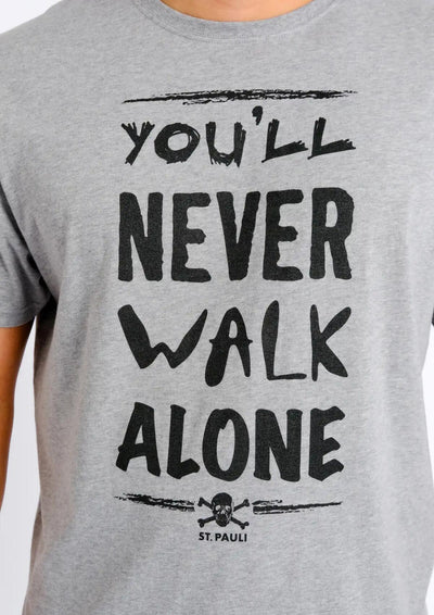 T-Shirt You'll never Grau - Schwarz