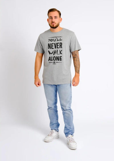T-Shirt You'll never Grau - Schwarz