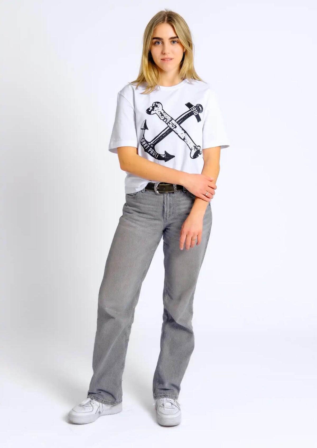 T-Shirt Anker Weiss