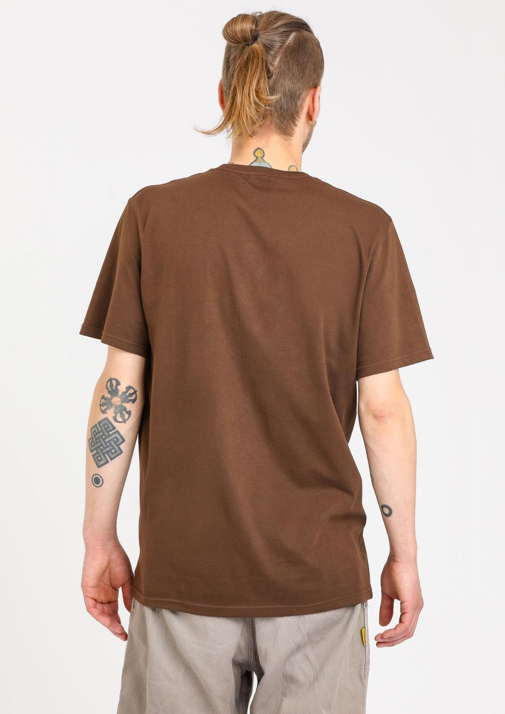T-Shirt Totenkopf braun