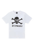 T-Shirt Totenkopf weiß
