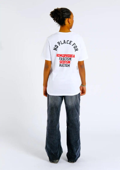 T-Shirt No Place for - Weiß