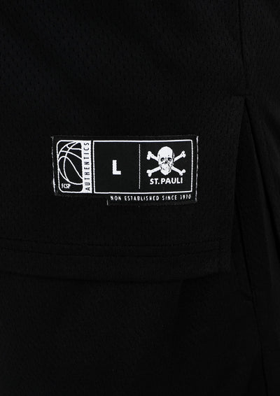 Basketball Trikot Totenkopf schwarz