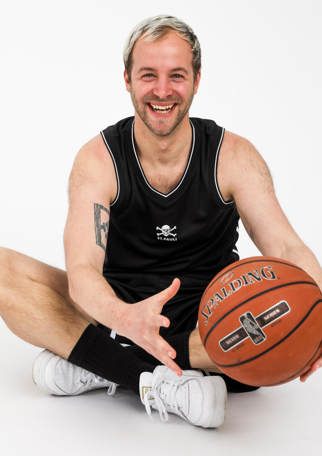 Basketball Trikot Totenkopf schwarz
