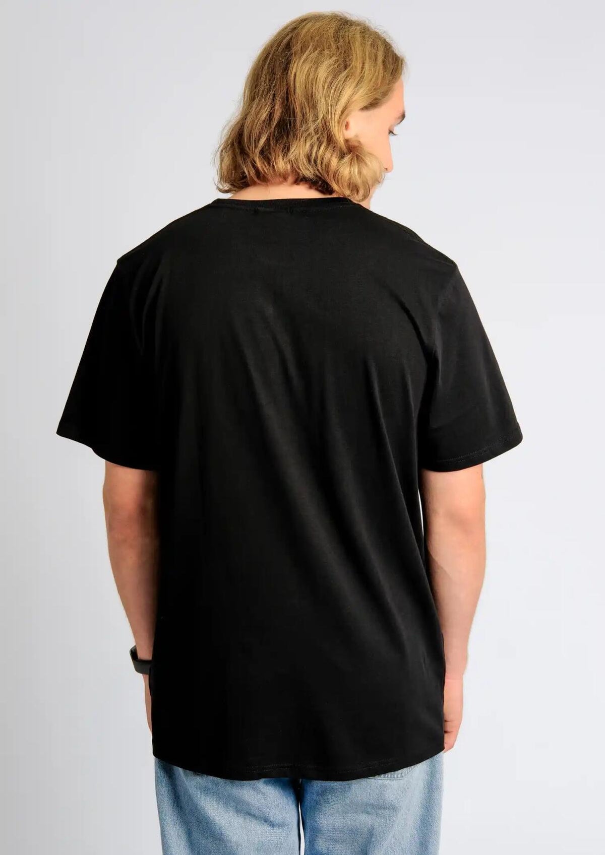 T-Shirt Anti Fascist - Schwarz