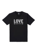 T-Shirt "Love Hate" - schwarz
