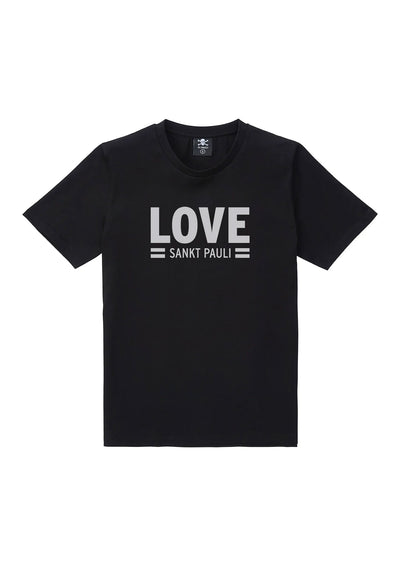 T-Shirt "Love Hate" - schwarz