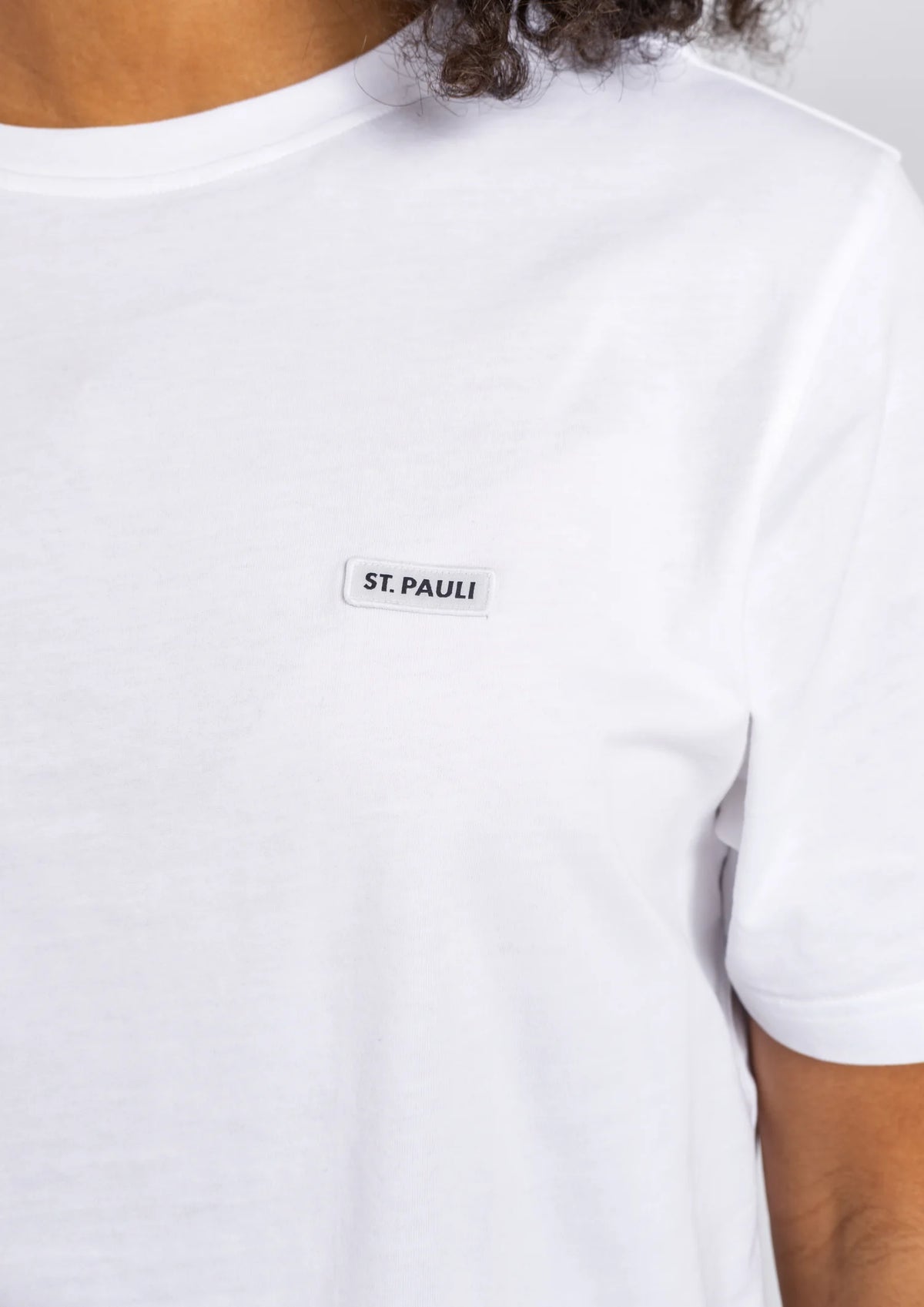 T-Shirt gerade "ST. PAULI PURE" weiss