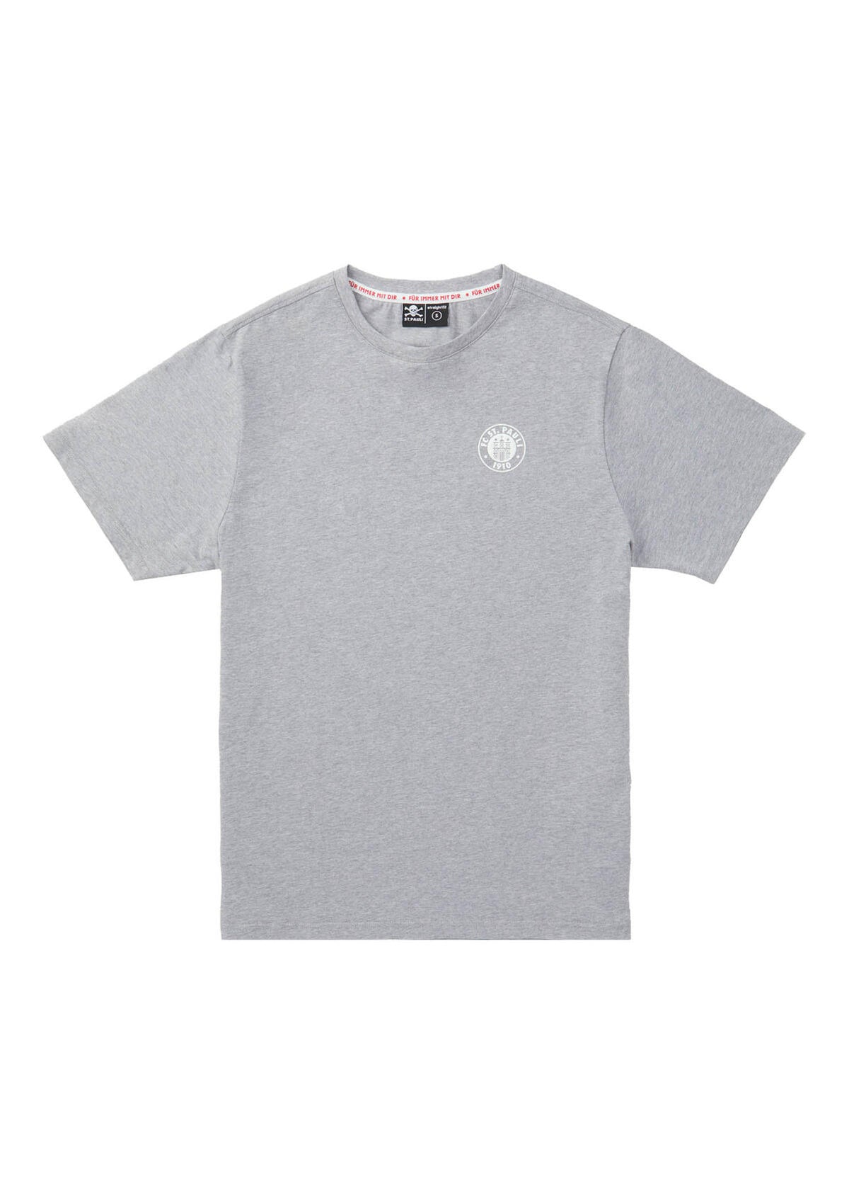 T-Shirt "Logo Grau Melange"