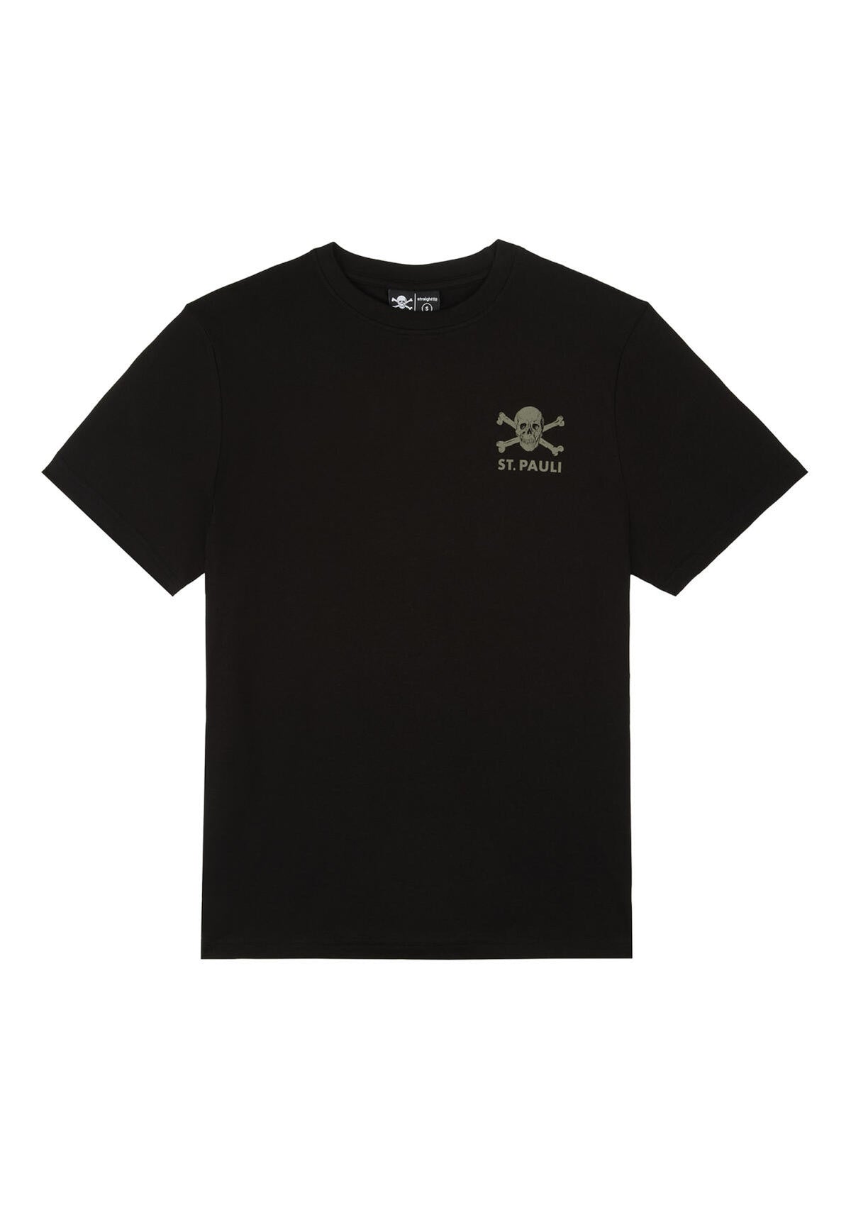 T-Shirt "Black / Olive" schwarz