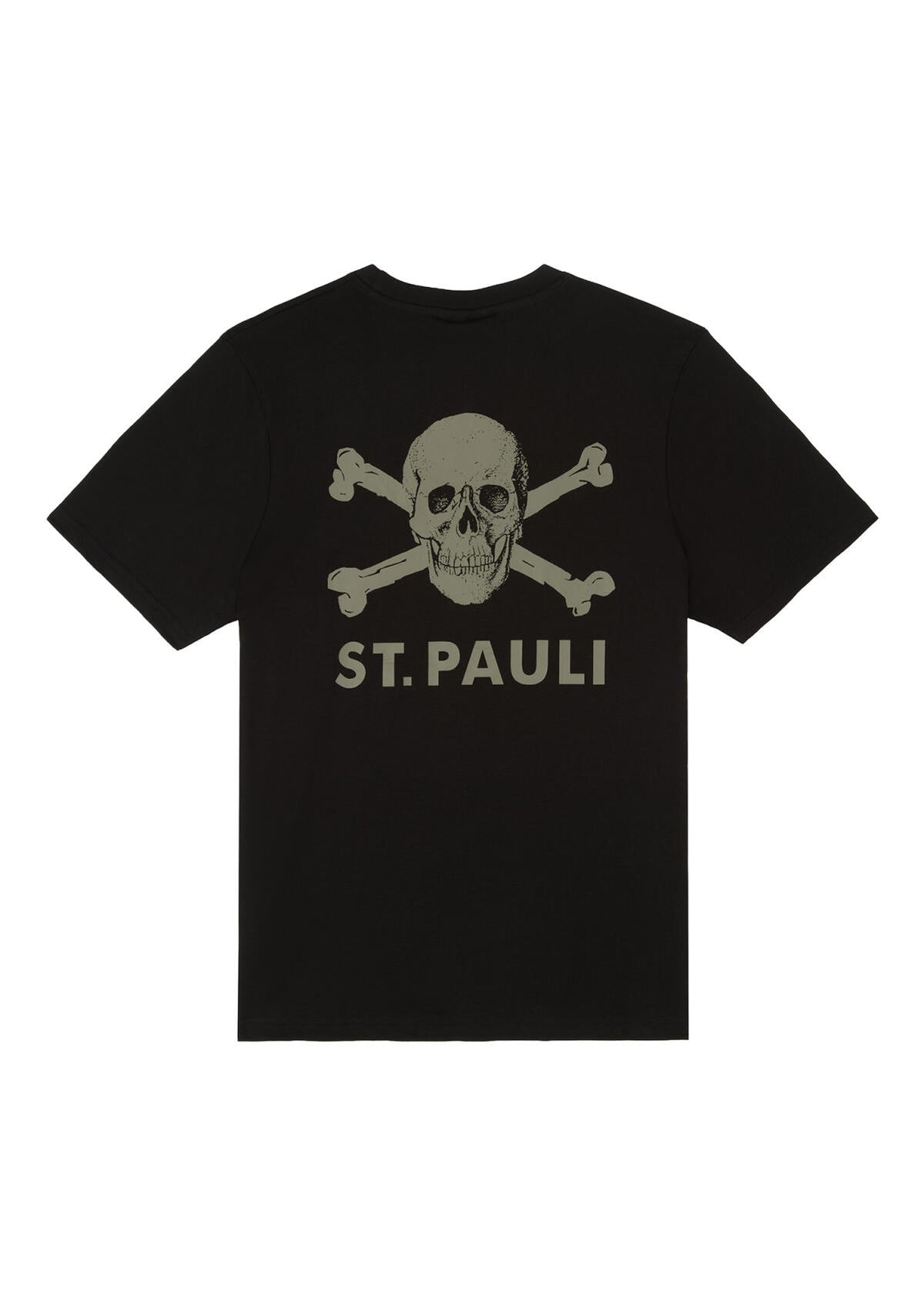 T-Shirt "Black / Olive" schwarz