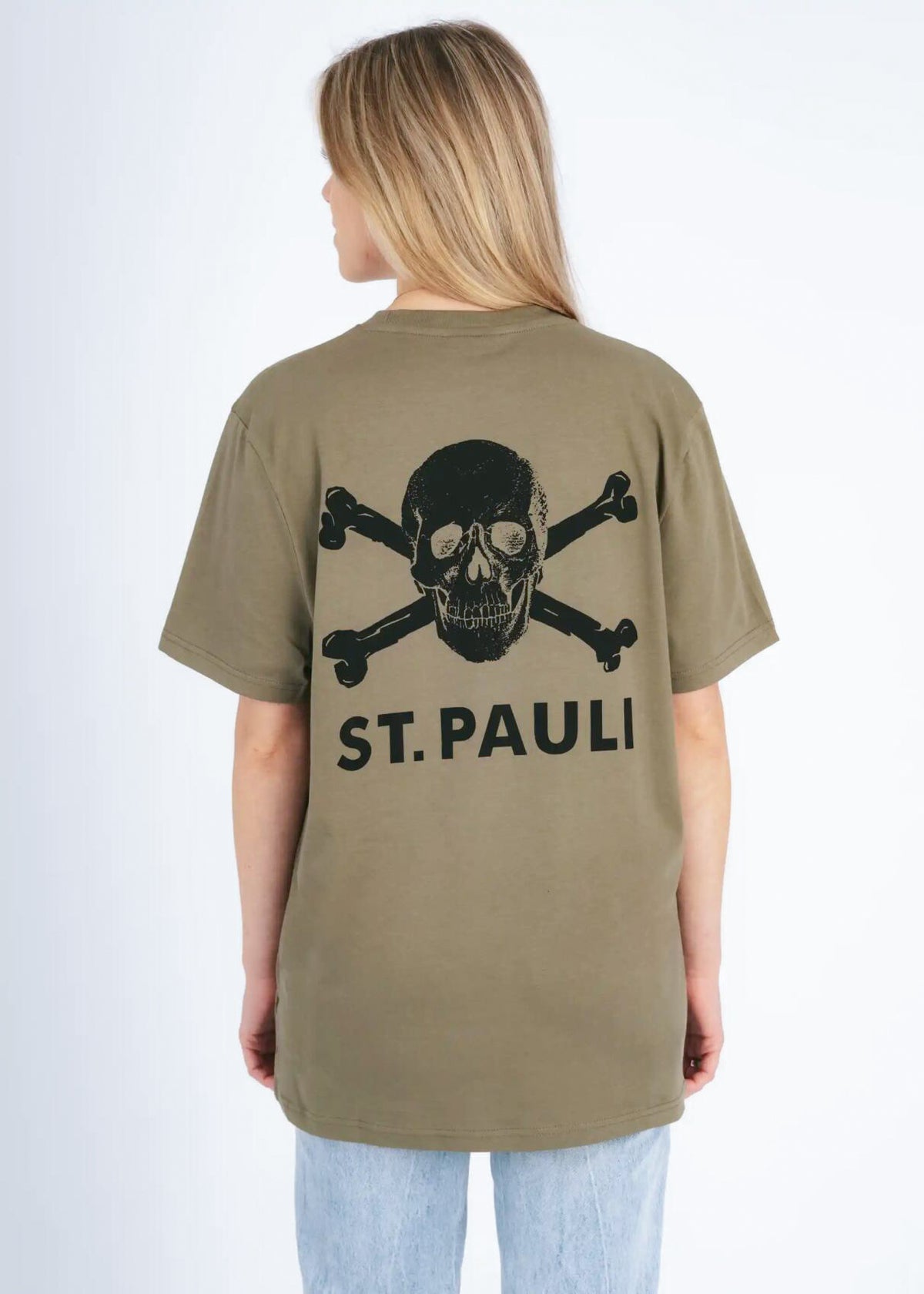 T-Shirt "Black / Olive" oliv