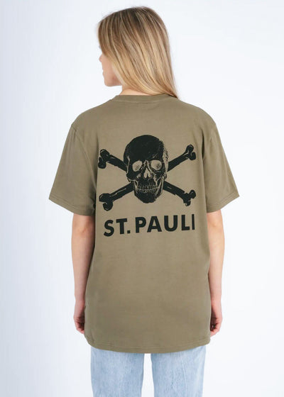 T-Shirt "Black / Olive" oliv